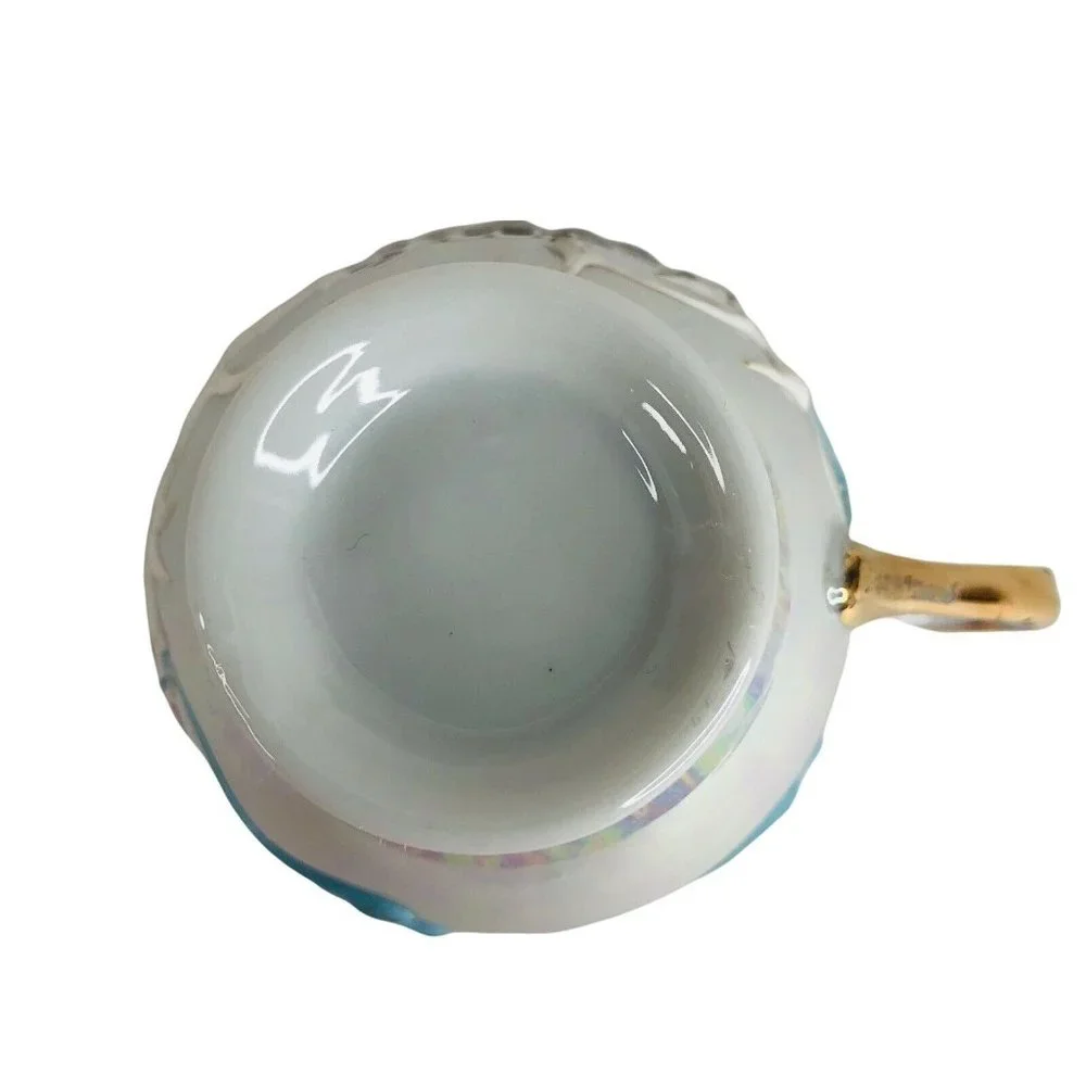 Lustreware Moriage Dragon Espresso Cup And Saucer Set 3 OZ Teacup‎ Demitasse